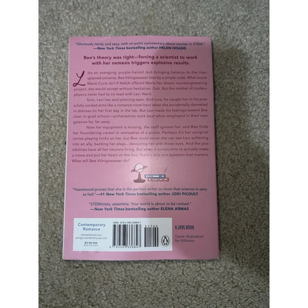 2 Ali Hazelwood Paperback Books-Problematic Summer Romance & Love On The Brain